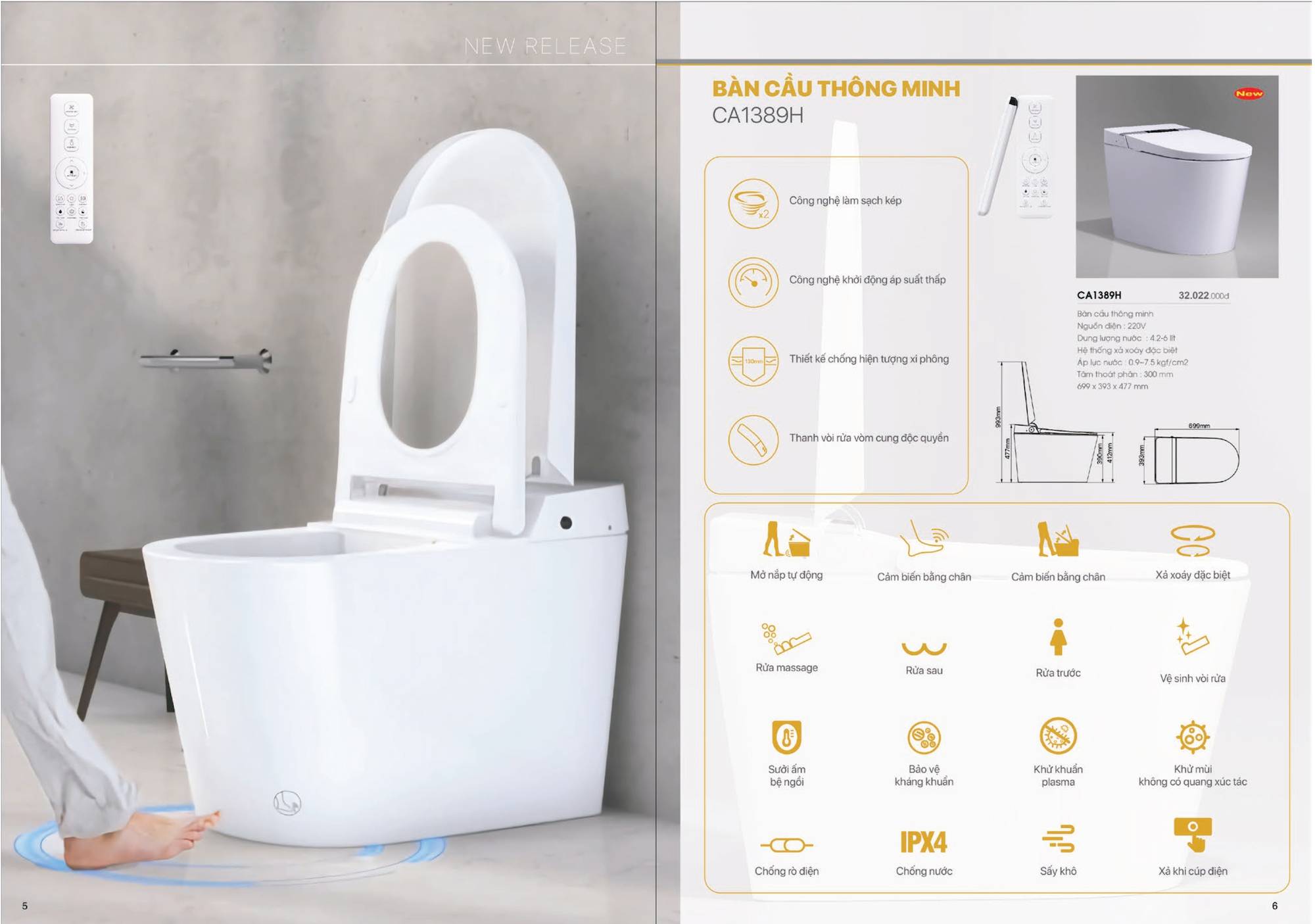 Bảng giá và Catalogue Thiết bị vệ sinh CAESAR mới nhất 2024 / Page 4